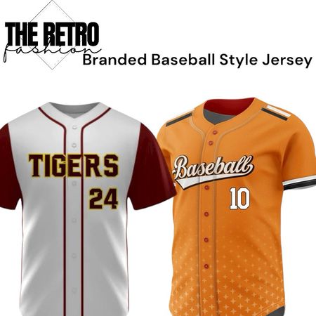 Branded Baseball Style Jersey