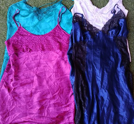 Y2k silk cami tops (11) pcs 2956