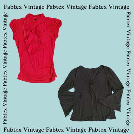 (FV-436) Y2K Gothic Tops