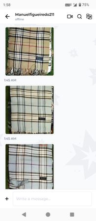 Custom handpick Burberry scarves