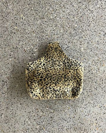 Upcycled Blanket Fur Bag