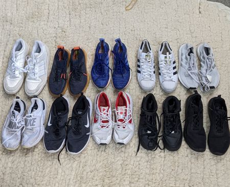 Baskets Nike et Adidas