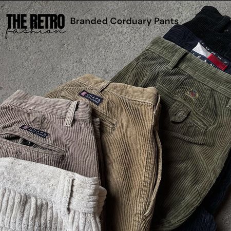 Pantaloni in corduroy Mix Branded