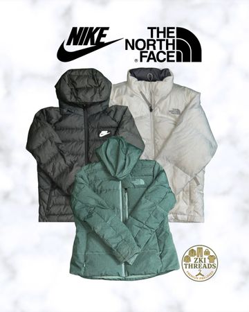 Die North Face, Nike Pufferjacken (C6)