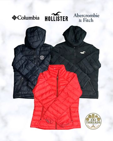 Columbia, Hollister, Abercrombie, G-Star Jackets (C14)