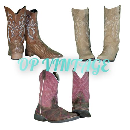 Op vintage 0056 Best Branded Cowboy Boots
