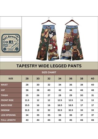 Upcycled Tapestry Pants