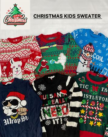 Vintage Kids Christmas Sweaters