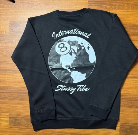 Stussy retravail style sweatshirts 8ball world