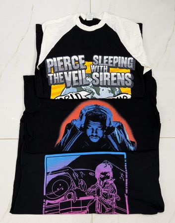 💥 RV1001 T-shirt stampata a maniche lunghe