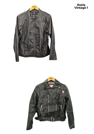 💥 RV1084 Faux Zipper Jackets