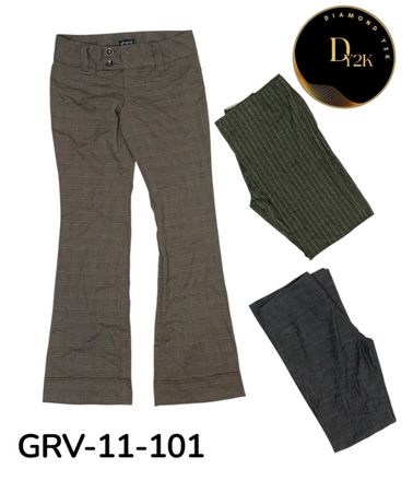 Y2K Classic Poly Pants – Retro High Fashion Look (GRV-11-101)