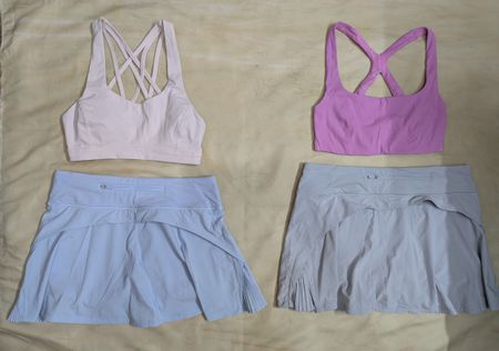 Lululemon bra and shorts