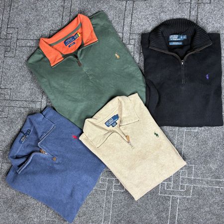 Ralph Lauren 1/4 Zips Knitwear (CV-7)