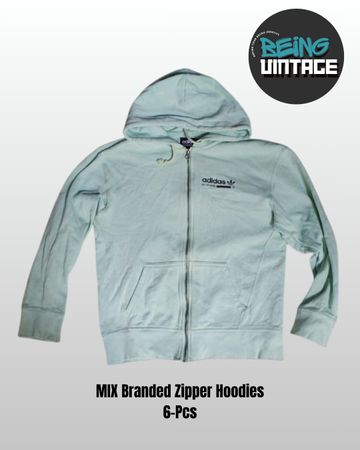 Mix Branded Zipper Hoodies