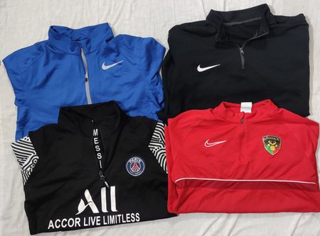 Nike track jacket half zip