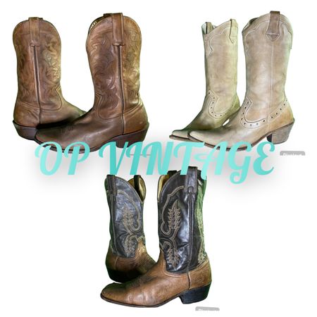 Op vintage 0067 Best Branded Cowboy Boots