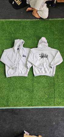Custom handpick rework Style Stussy Zipper hooded