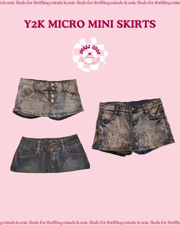 Micro Magic Y2K Vintage Mini Skirts