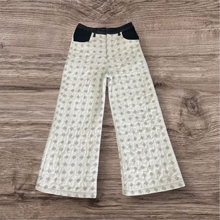 Fs-09 Upcycled quilted jeans