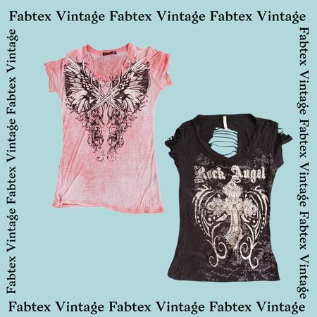 (FV-500) Y2K Grange Aesthetic T-shirts pour bébés