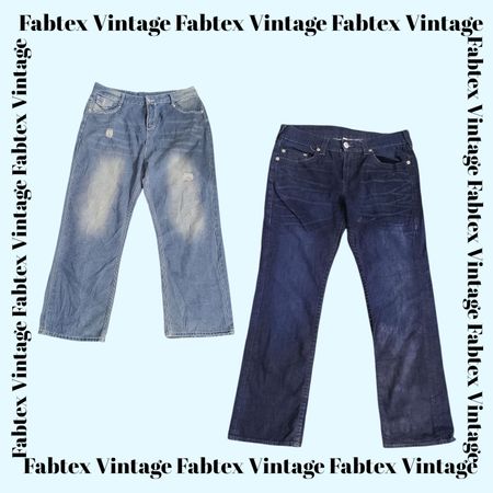 (FV-497) True Religion Over Size Jeans
