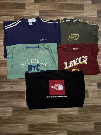 Mix Brands Basic Round Neck T-Shirt