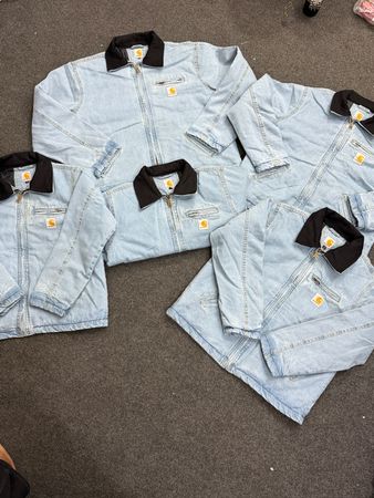 Carhartt Light Blue Detroit Rework Style Jacket