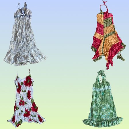 Y2K Sommer-Maxikleider (TS-1493)