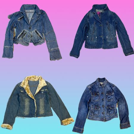 Y2K Einzigartige Denimjacke (TH-128)