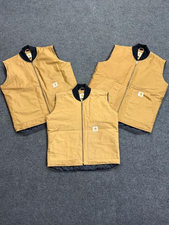 Veste Gilet Tan Carhartt Rework Style
