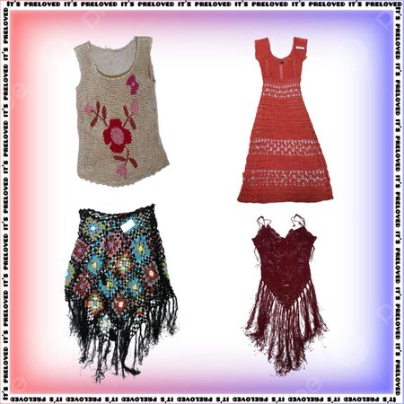 Crochet play - Tops, Dresses, Skirts (SS-1598)