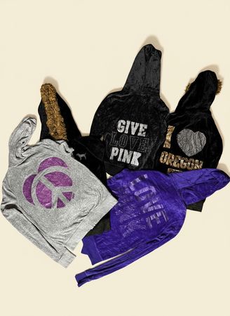 Mixed Bundle – Bebe & Pink Hoodies (FF 1135 )