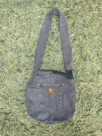 Upcycled Carhartt Round Bag (DV -03)