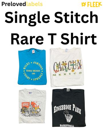 Single Stitch Rare T Shirt ( Wcv: 1234)