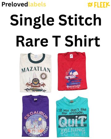 Single Stitch Rare T Shirt ( Wcv: 1235)