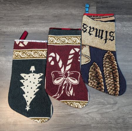 882 - Meia de Material de Tapeçaria Reciclada