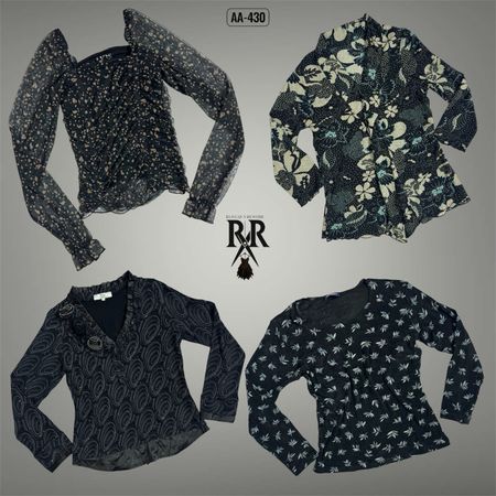 Hauts à manches longues Y2K Black Rave (AA-430)