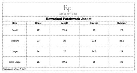 Upcycled Levi’s Denim Patchwork Jacket (REP)