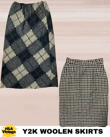 Saia de Lã Y2K