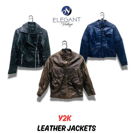 Y2K Leather Jackets - EV0717