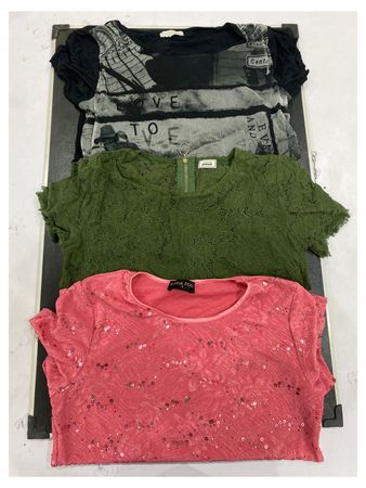 Y2k vintage graphic blouse drops rv 410