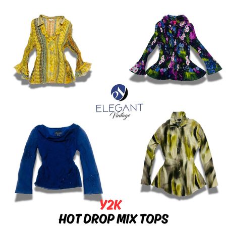 Y2K Hot Drop Mix Tops - EV0741