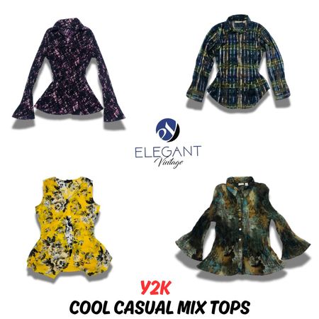 Y2K Cool Casual mix Tops - EV0742