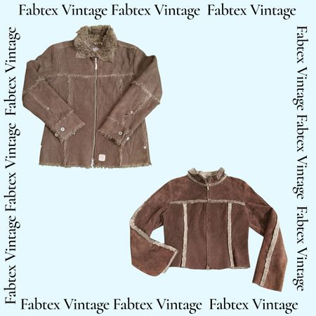 (FV-523) Y2K Earth Tone Brown Afghan Coats