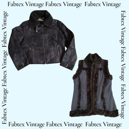 (Fav-524) Y2K Black Aesthetic Y2K Afghan Coats