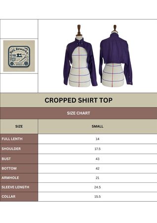 Upcycled Cropped Bolero Button-Up