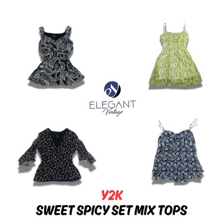 Y2K Sweet Spicy Set Mix Tops - EV0788