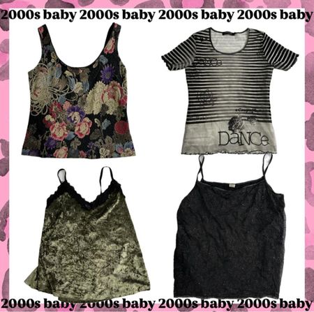 Gothic x grungy mix tops-087