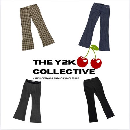 90s–00s Neutral Tone Officecore Trouser Bundle(TYC002)